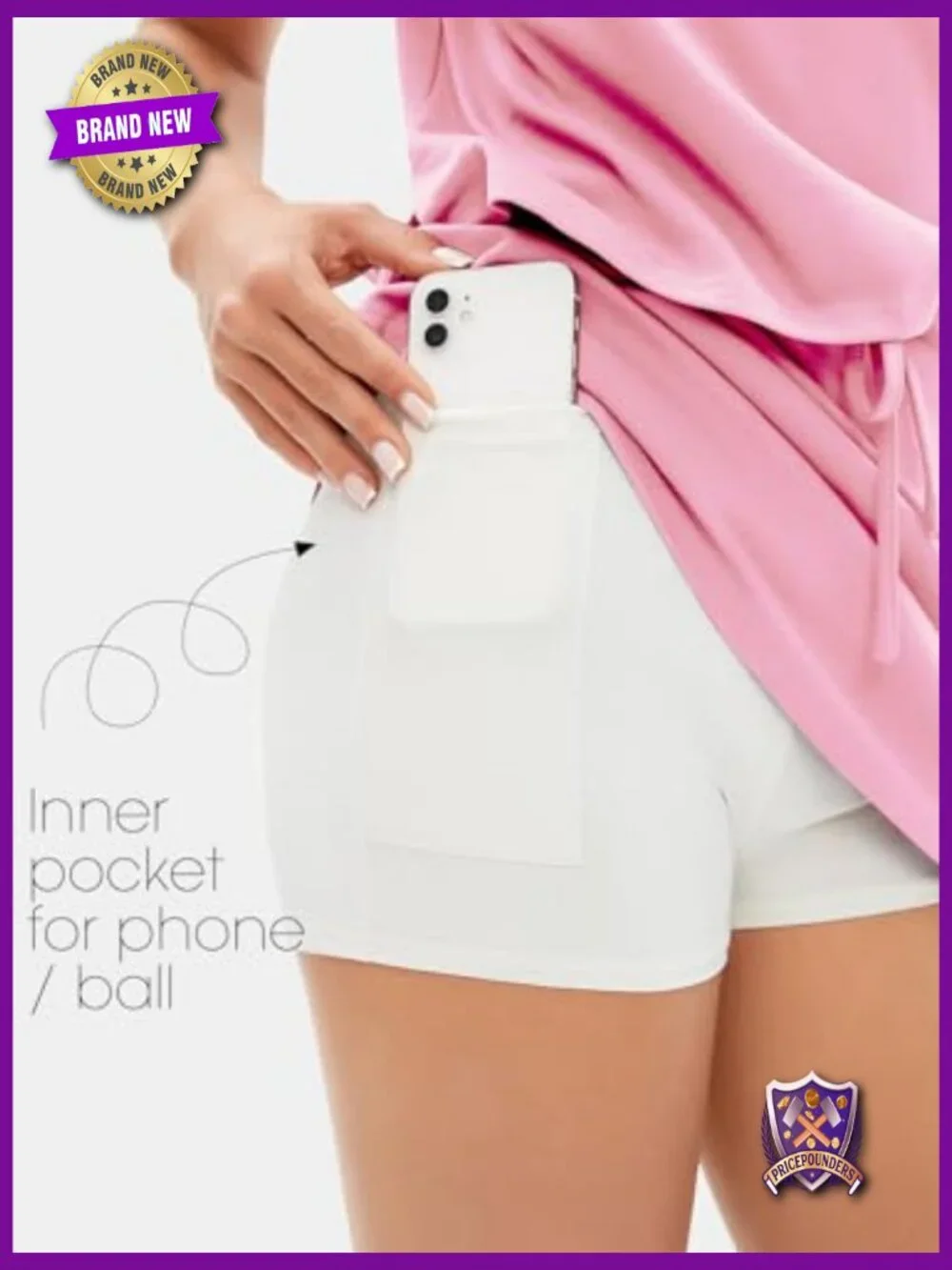 Summer 2 Piece Skirt Set Short Sleeve Tshirt Matching Skort Athletic Outfit